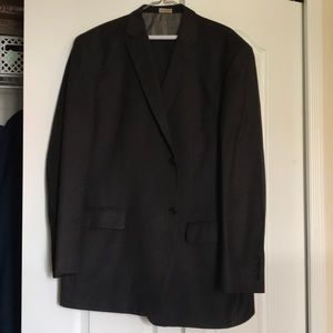 GIORGIO COSANI Men’s Pinstripe Suit Black